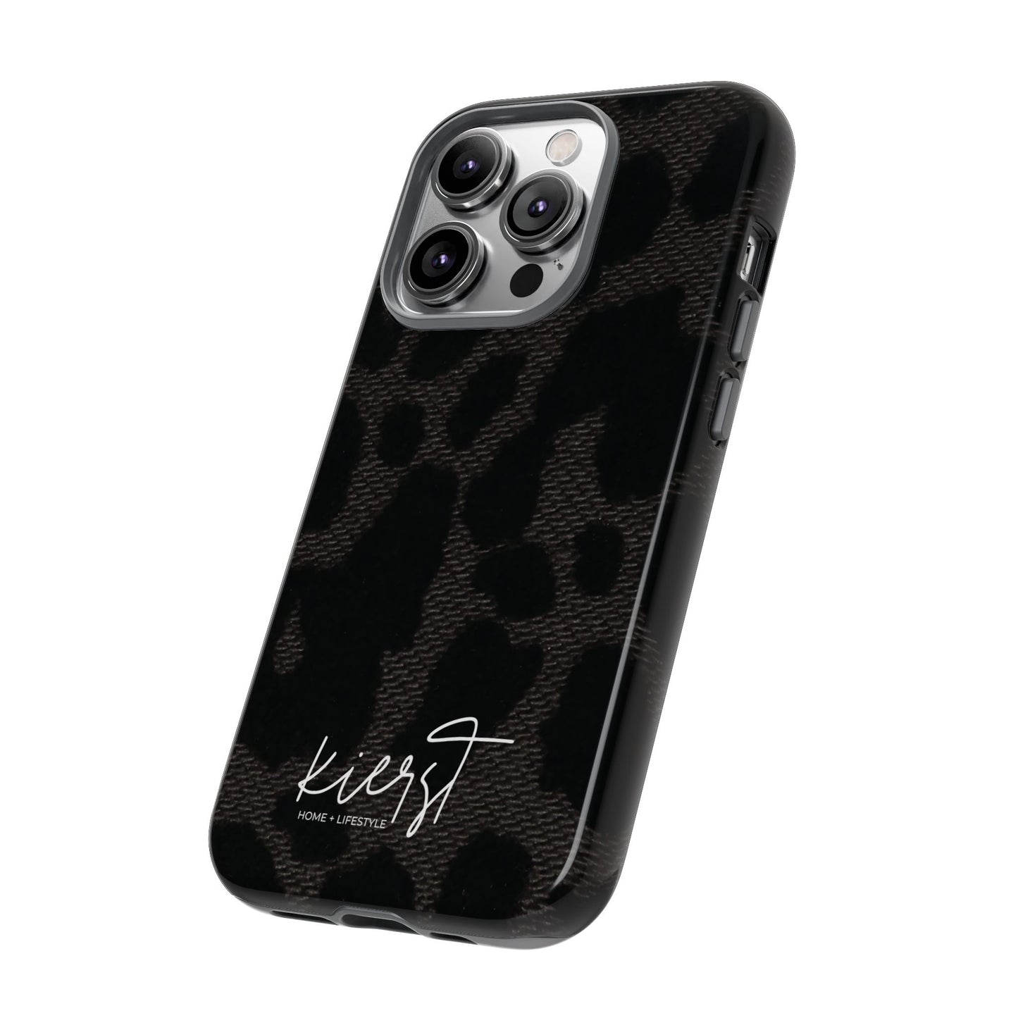 Black Leopard iPhone Case