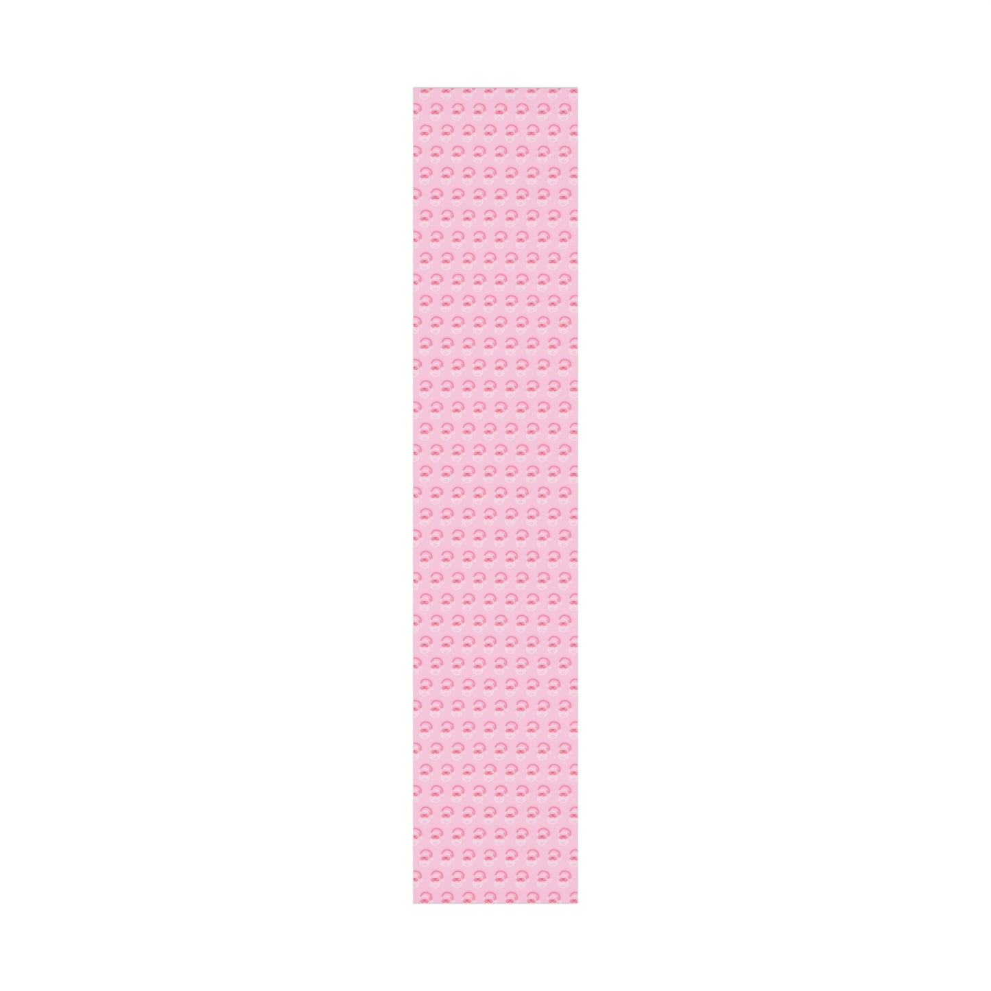 Neon Sign Santa on Pink Wrapping paper