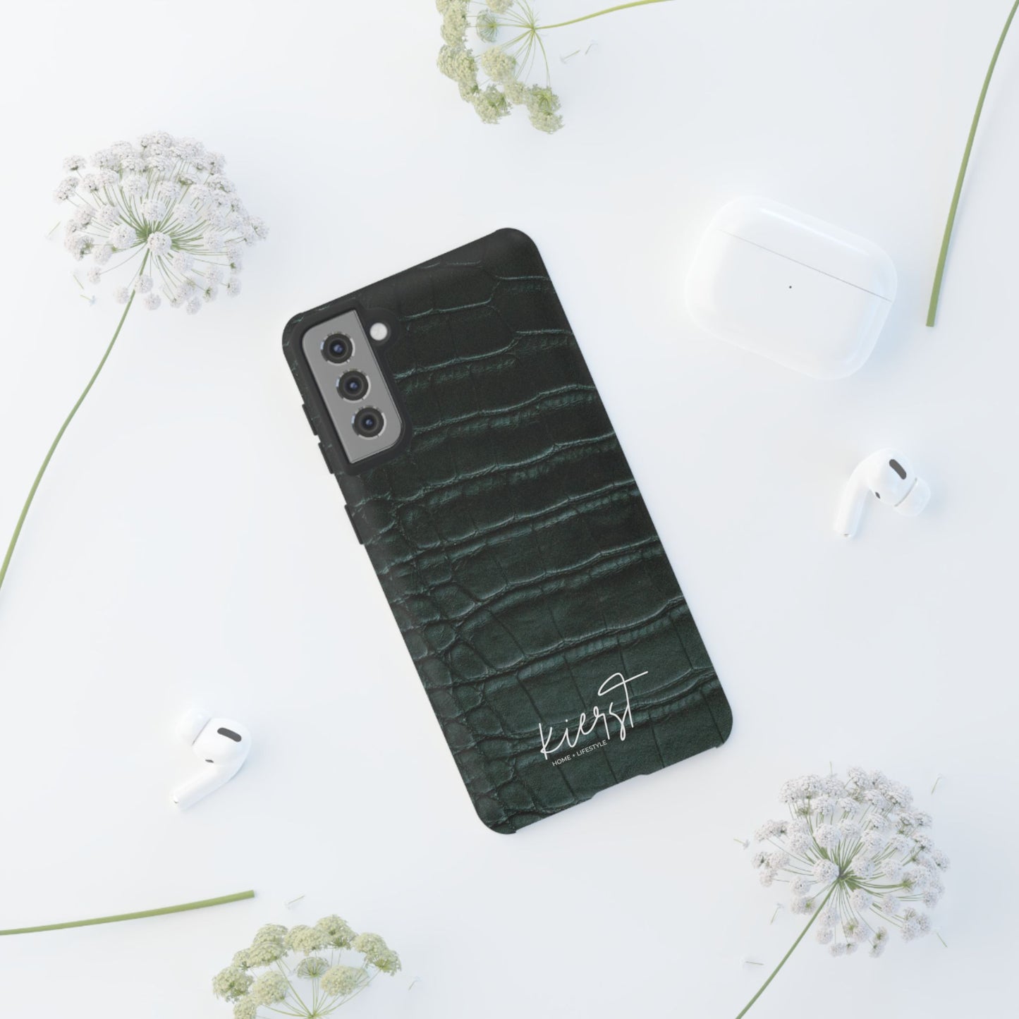 Emerald Crocodile Print Samsung Galaxy Case | Bold. Luxe. Unapologetic.