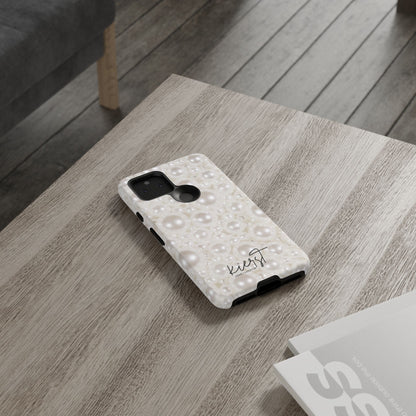 Various Pearls Google Pixel Case | Refined Shine Everyday Style
