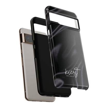 Black Silk Print Google Pixel Phone Case