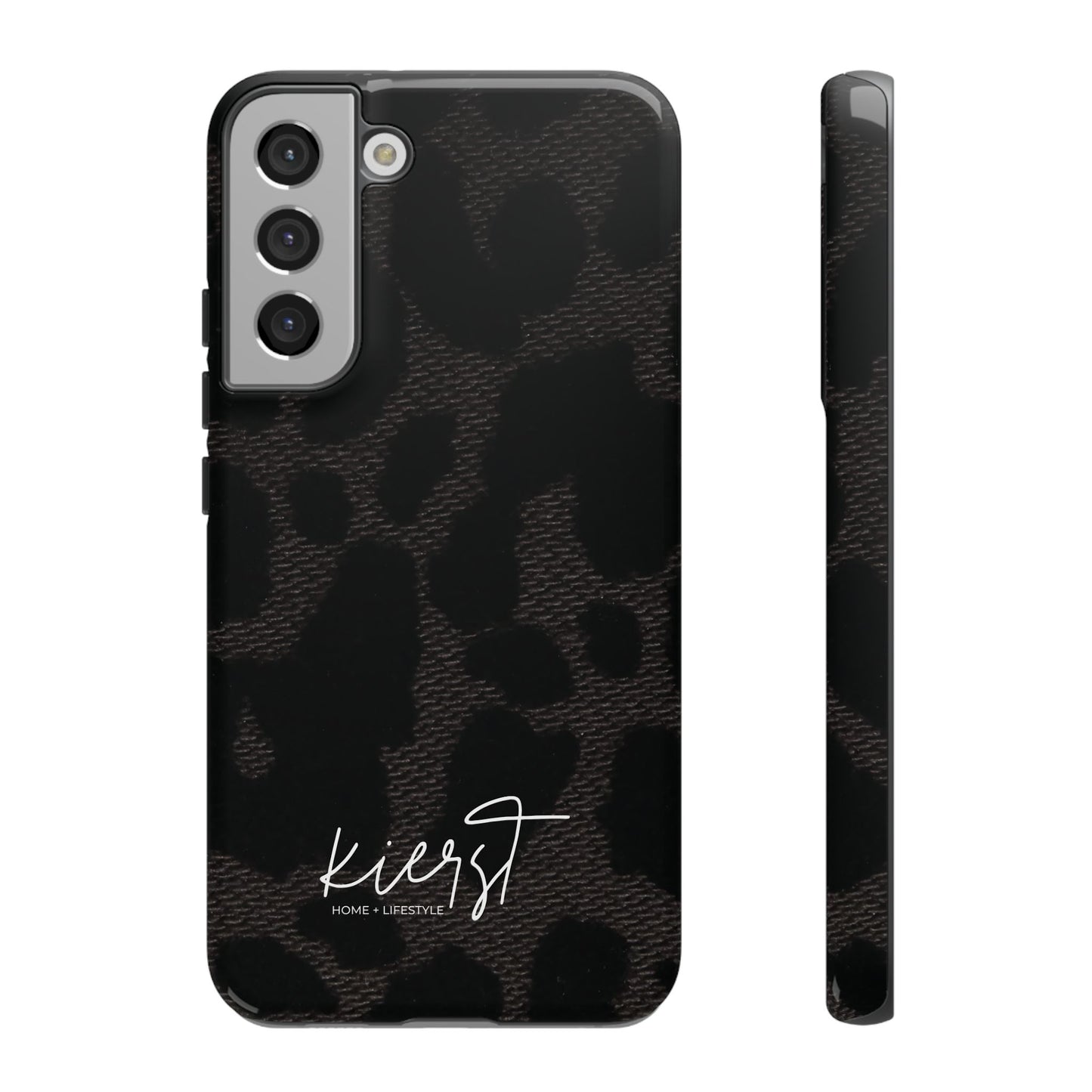 Black Leopard Samsung Galaxy Phone Case