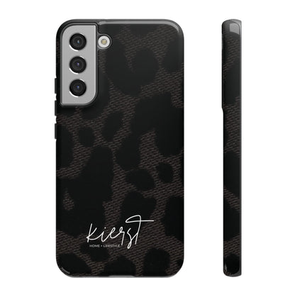 Black Leopard Samsung Galaxy Phone Case
