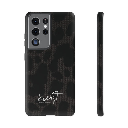 Black Leopard Samsung Galaxy Phone Case