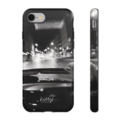 Faded Summer Nights iPhone Case | A Cinematic Blur of City Lights and Nostalgia