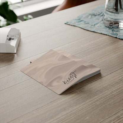Taupe Dunes Poker Playing Cards