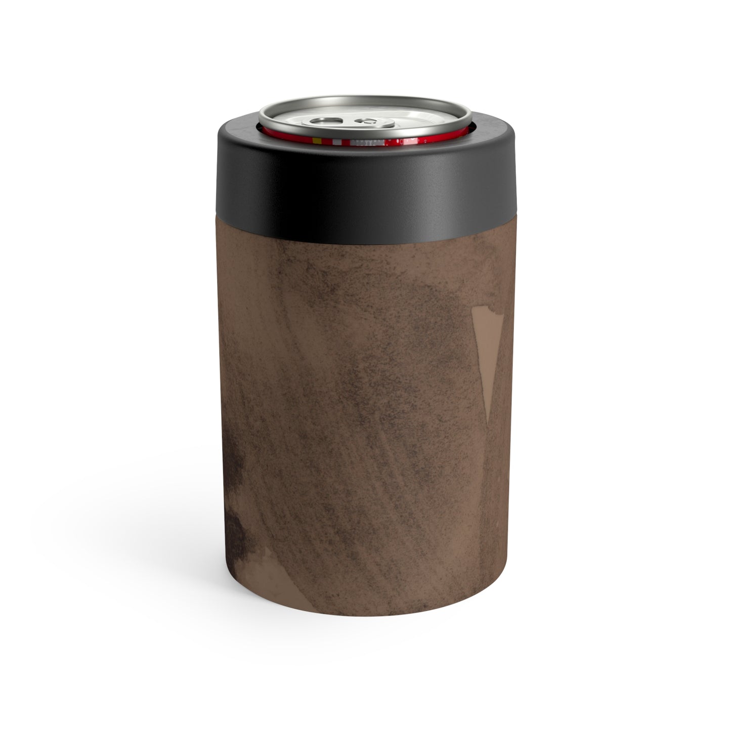 Brown Abstract Can Holder