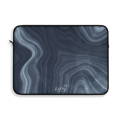 Navy Marble Laptop Sleeve