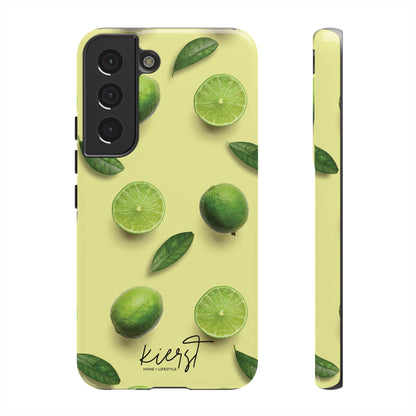 Limes Samsung Galaxy Phone Case | A Zesty Pop of Citrus and Style