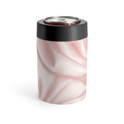 Pink Silk Print Can Holder
