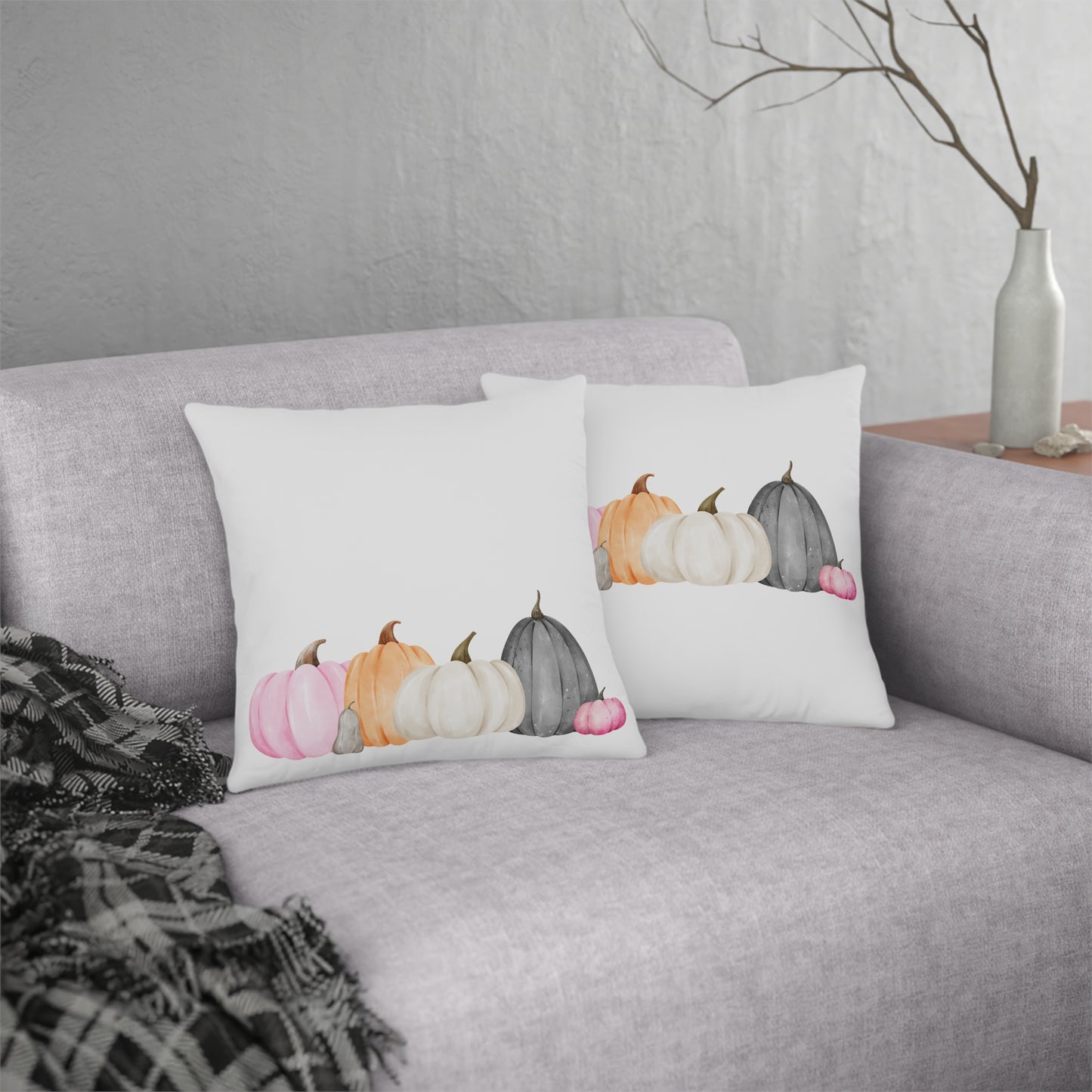 Watercolor Pumpkins Waterproof Pillows