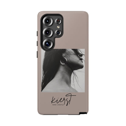 Black & White Fashion Portrait Samsung Galaxy Phone Case