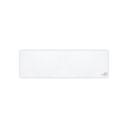 White Alligator Post-it® Note Pad | Luxe Faux Skin-Inspired Memo Pad