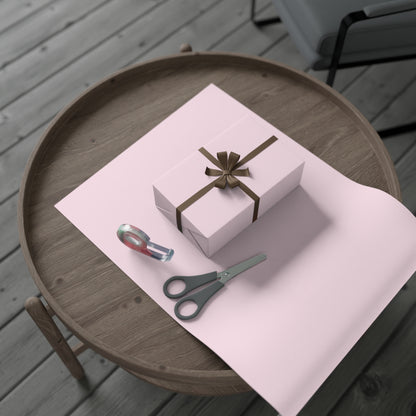 kierst Signature Pink Gift Wrap Paper – Soft Minimalist Wrapping in Blush Tones