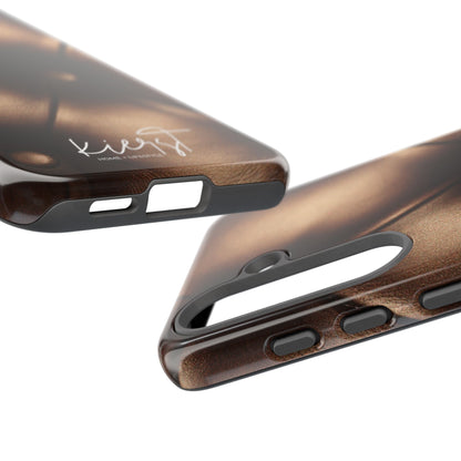 Bronze Tufted Print Samsung Galaxy Phone Case