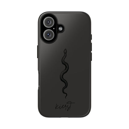 Long Black Snake iPhone Case | Subtle Edge, Quiet Power