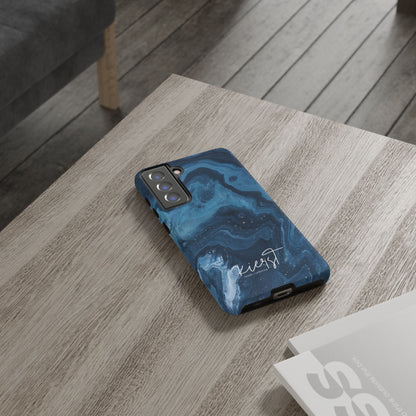Blue Marble Samsung Galaxy Case | Deep Tones, Elevated Protection