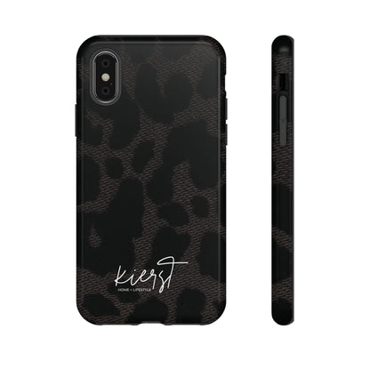 Black Leopard iPhone Case