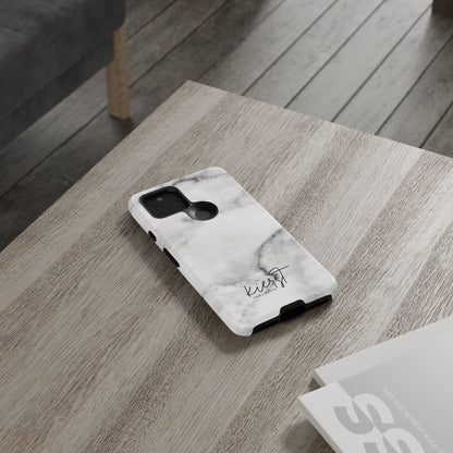 Lived-In White and Grey Marble Google Pixel Case | Elevated Essentials For Everyday