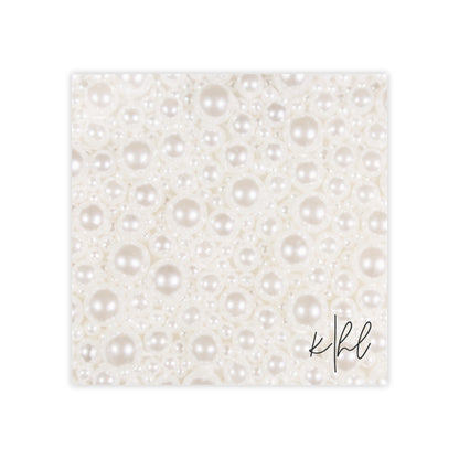Various Pearls Post-it® Note Pad | Soft Ivory Sticky Notes with a Glamorous Luxe Touch