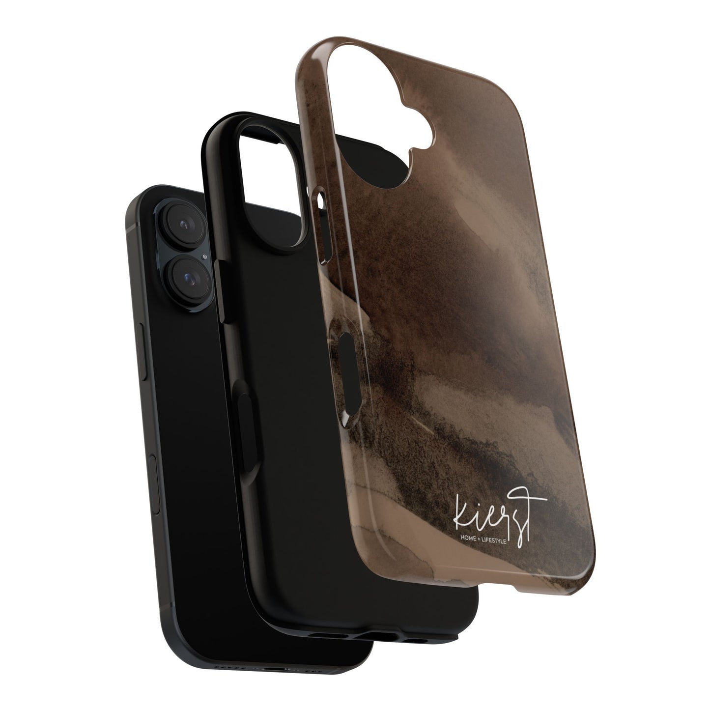 Brown Abstract iPhone Case