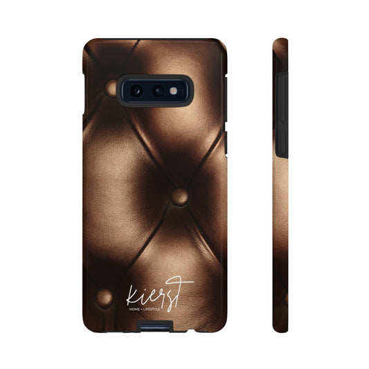 Bronze Tufted Print Samsung Galaxy Case | Bold. Luxe. Unapologetic.