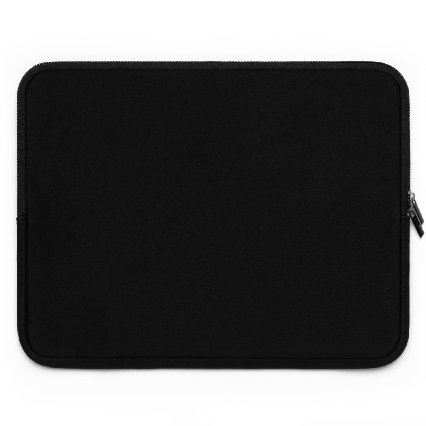 Grey on Black Leopard Laptop Sleeve