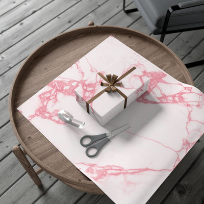 Pink Marble Wrapping Paper