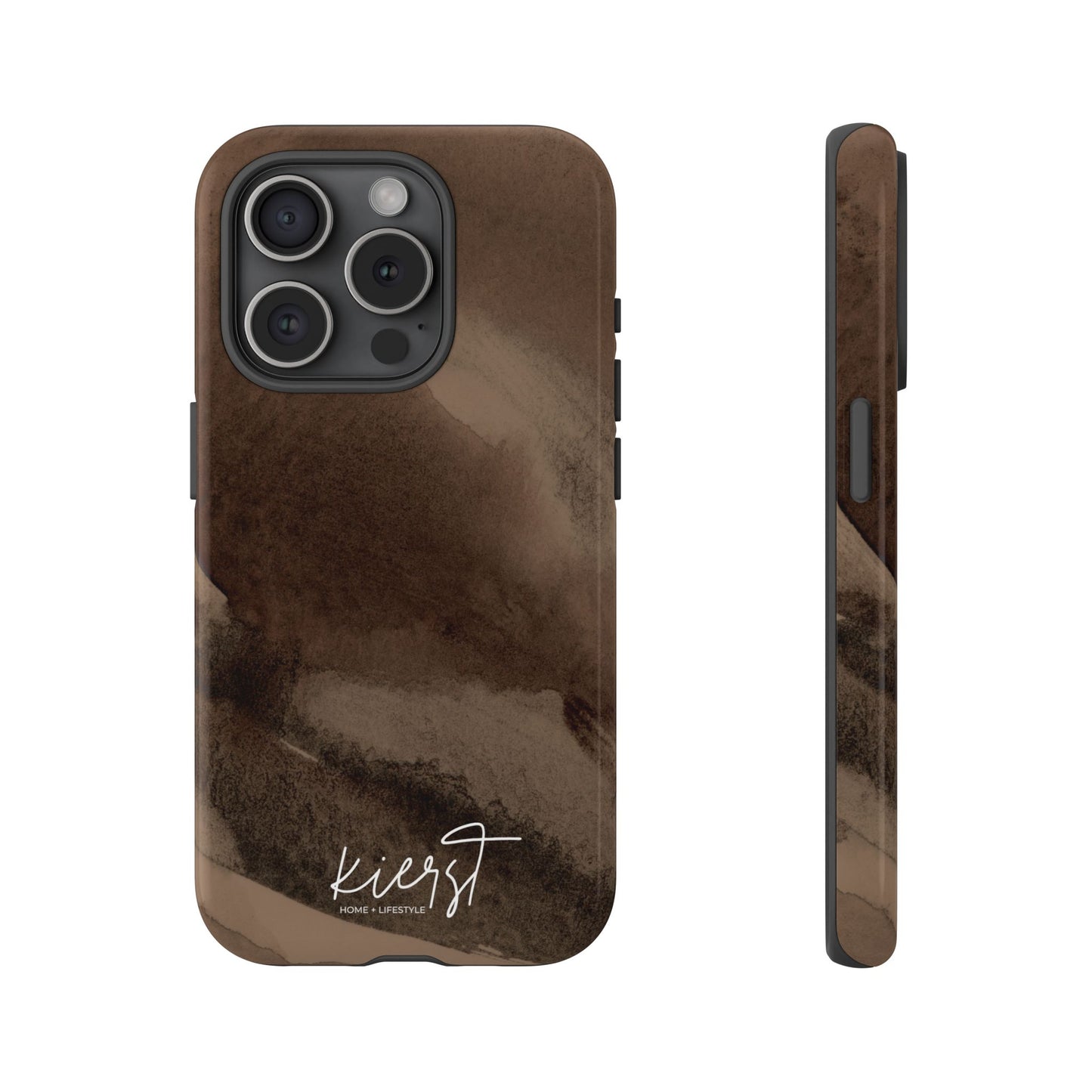 Brown Abstract iPhone Case