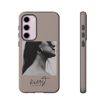 Black & White Fashion Portrait Samsung Galaxy Phone Case