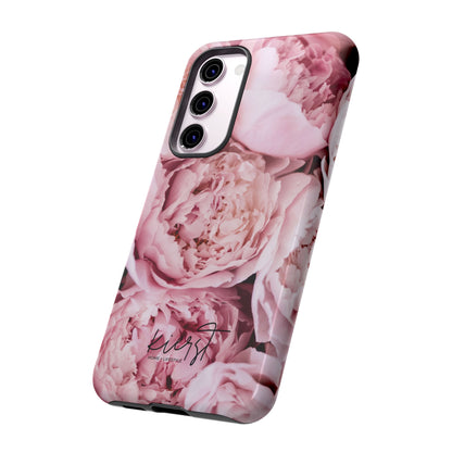 Pink Peonies Samsung Galaxy Case | A Floral Moment Lasts Longer Than Fresh Stems
