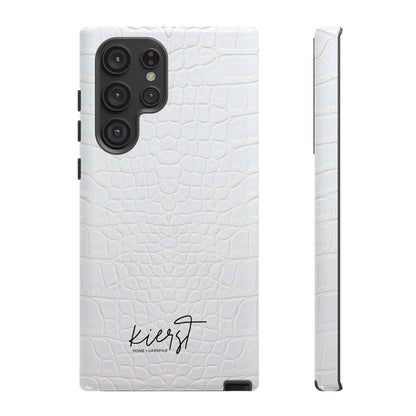 White Alligator Samsung Galaxy Case | Classic Texture Meets Modern Edge