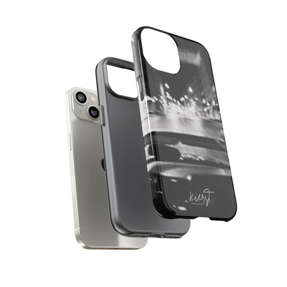 Faded Summer Nights iPhone Case | A Cinematic Blur of City Lights and Nostalgia