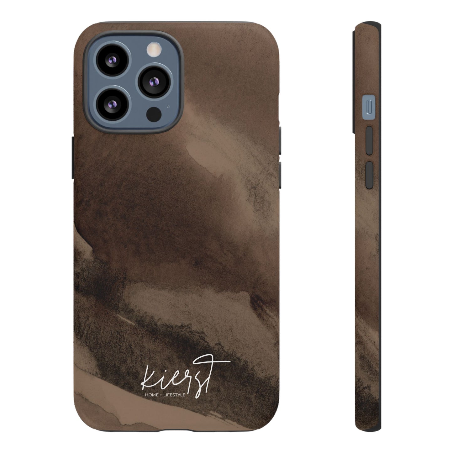 Brown Abstract iPhone Case