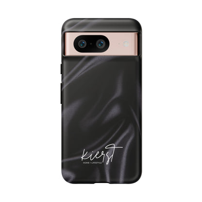Black Silk Print Google Pixel Phone Case