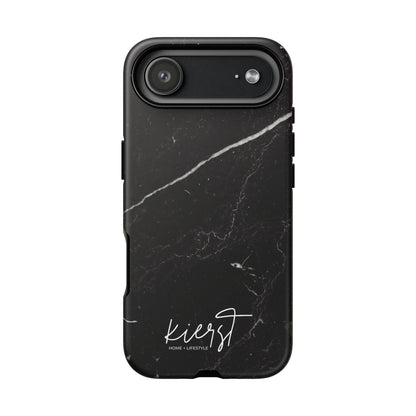 Black Marble iPhone Case