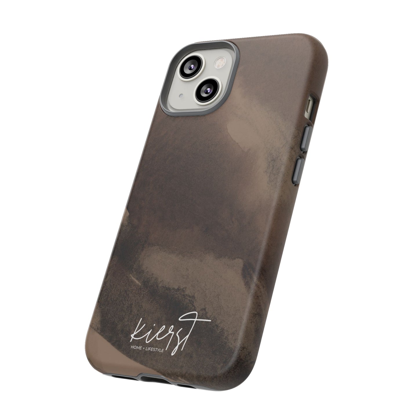 Brown Abstract iPhone Case