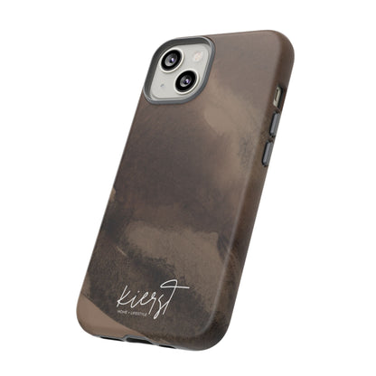 Brown Abstract iPhone Case