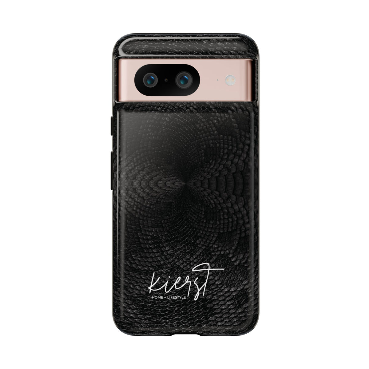 Black + Grey Snake Print Google Pixel Phone Case