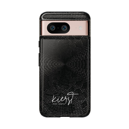 Black + Grey Snake Print Google Pixel Phone Case