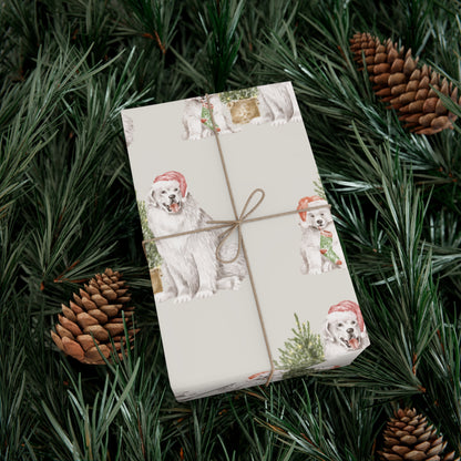 Christmas Dogs Gift Wrapping Paper