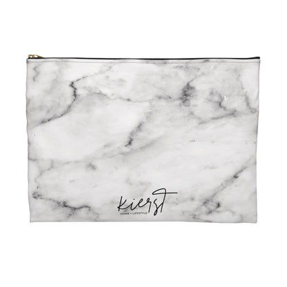 Lived-In Grey Marble Accessory Pouch