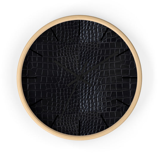 Black Crocodile Wall Clock