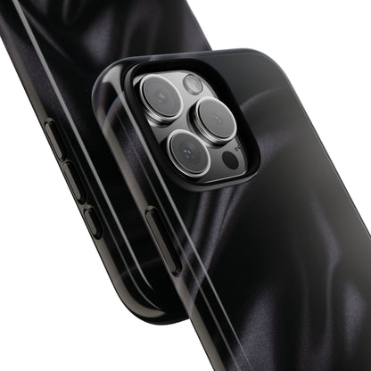 Black Silk Print iPhone Case