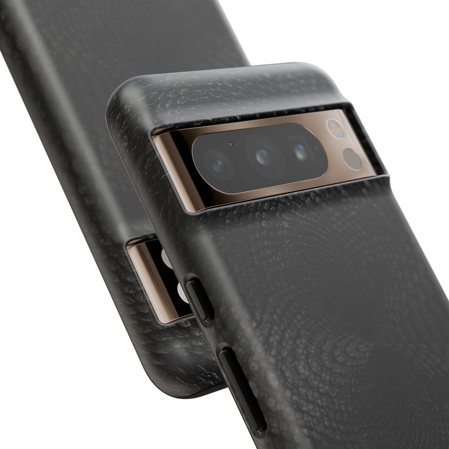 Black + Grey Snake Print Google Pixel Phone Case