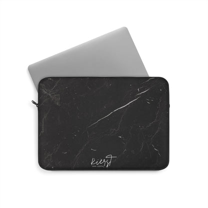 Black Marble Laptop Sleeve | Sleek + Sophisticated Protection