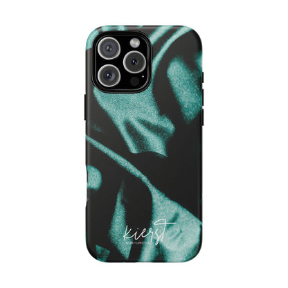 Emerald Silk Print iPhone Case