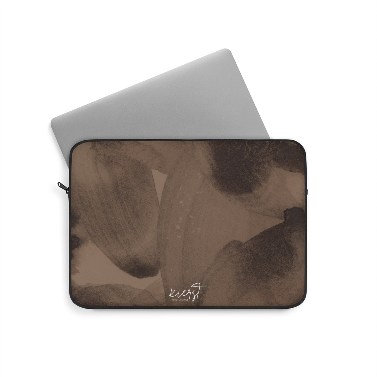 Brown Abstract Laptop Sleeve