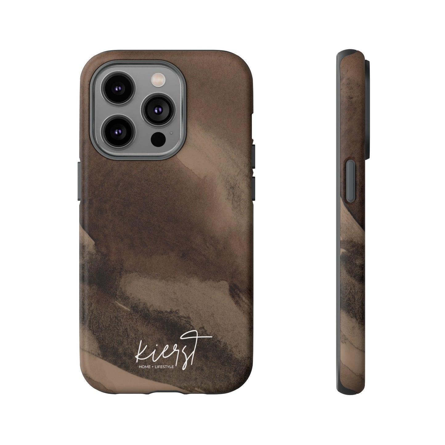 Brown Abstract iPhone Case