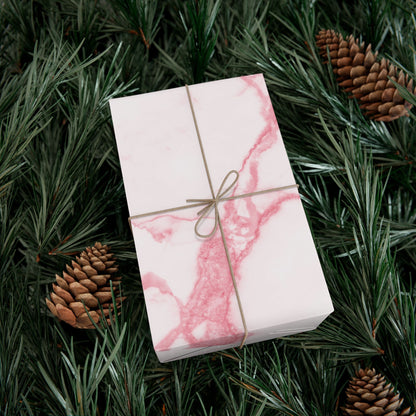 Pink Marble Wrapping Paper